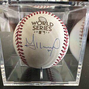 JOSE ALTUVE HOUSTON ASTROS WORLD SERIES RAWLINGS AUTOGRAPHED BASEBALL W/COA 889